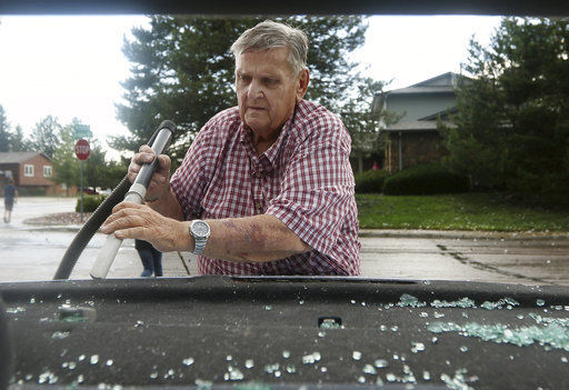 Tornadoes, hail hit eastern Wyoming; 1 injury reported